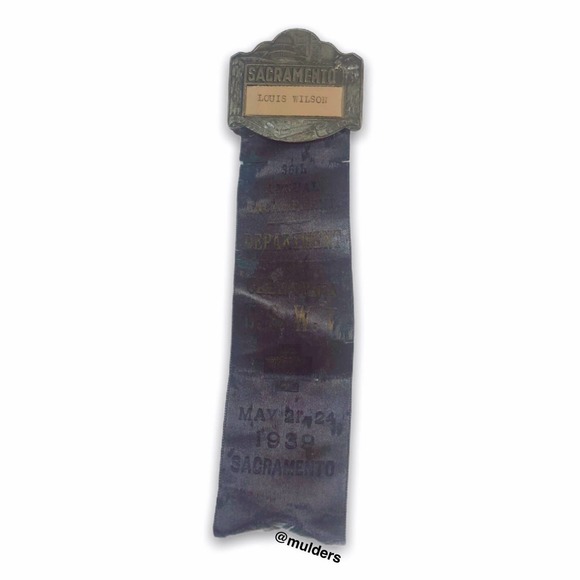 Sacramento CA Louis Wilson USWV Veteran Ribbon